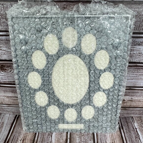 MY FIRST YEAR Baby Photo Picture Frame Brushed Nickel 13 Photo Openings NOB NEW - Picture 5 of 10